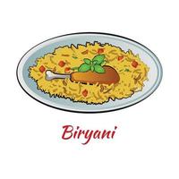 Satz köstlicher und berühmter indischer Speisen in farbenfroher Farbverlaufs-Design-Ikone vektor