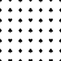 schwarze Kartenfarben auf weißem Hintergrund vektor
