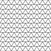 svart triangel japansk sömlös på vit bakgrund. vektor illustration