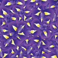 Irisblume nahtloser Hintergrund vektor