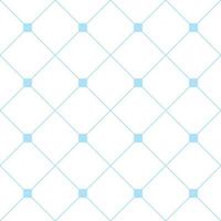 ljusblå fyrkantig diamant rutnät vit bakgrund. klassiska minimala mönster textur bakgrund. vektor