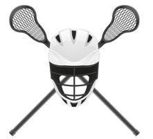 lacrosse utrustning vektor illustration