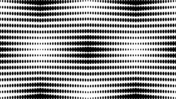 schwarze Punkte Halbtöne auf grauem Hintergrund mit Farbverlauf. sechseckige Mustertapete. vektor