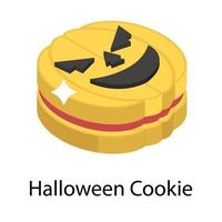Halloween-Cookie-Konzepte vektor