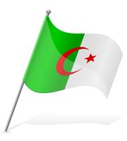Flagge der algerischen Vektor-Illustration vektor