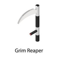 grim reaper koncept vektor