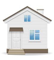 litet hus hus vektor illustration