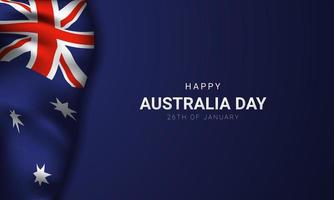 Australien dag bakgrundsdesign. vektor illustration.
