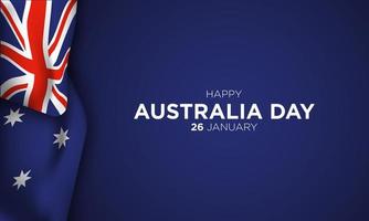 Australien dag bakgrundsdesign. vektor illustration.