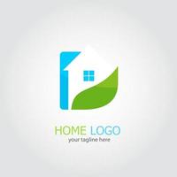 Home-Logo-Design-Vektor. passend für Ihr Firmenlogo vektor