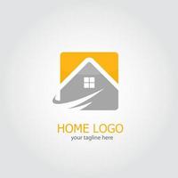 Home-Logo-Design-Vektor. passend für Ihr Firmenlogo vektor