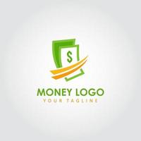 Geld-Logo-Design-Vektor. passend für Ihr Firmenlogo vektor