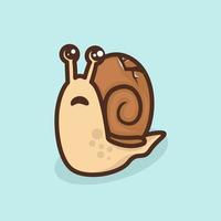 Schnecke Illustration Maskottchen vektor