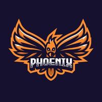 phoenix esport logotyp vektor