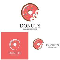 Donuts Illustration Logo Vektor Vorlage