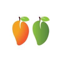 Mangofrucht Vektor Icon Illustration Design