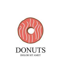 Donuts Illustration Logo Vektor Vorlage