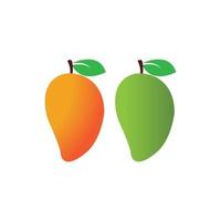 Mangofrucht Vektor Icon Illustration Design