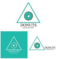 Donuts Illustration Logo Vektor Vorlage