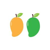 Mangofrucht Vektor Icon Illustration Design