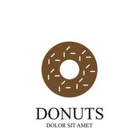 Donuts Illustration Logo Vektor Vorlage