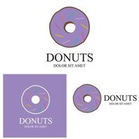 Donuts Illustration Logo Vektor Vorlage