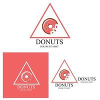 Donuts Illustration Logo Vektor Vorlage