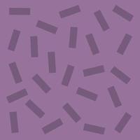abstrakte nahtlose quadratische Formen Memphis-Muster lila Hintergrund geeignet für Druckkleidung vektor
