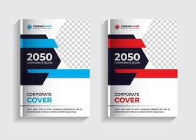 Designvorlage für das jährliche Buchcover, Business-Cover, Jahresbericht, Firmenprofil-Template-Design, Corporate-Cover, Flyer-Poster, Social-Media-Post- und Anzeigendesign, digitale Cover-Profilseite