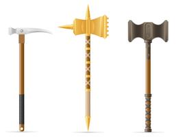 slaghammer medeltida lager vektor illustration