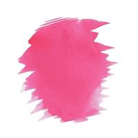 hand rita rosa penseldrag akvarell design vektor