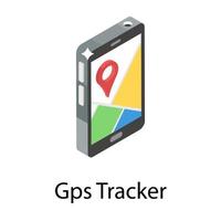GPS-Tracker-Konzepte vektor