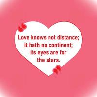 alla hjärtans dag kärlek och romantiska citat design del åtta vektor