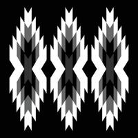 mönster tribal stil. Aztekisk geometrisk triangel vektor