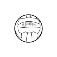 fotboll platt vektorillustration vektor
