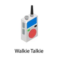 Walkie-Talkie-Konzepte vektor