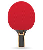 Schläger für Tischtennis Ping Pong-Vektor-Illustration vektor