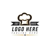 Markenidentitätsvorlage für Restaurant, Logo-Designvorlage für Lebensmittelcafés vektor