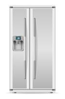 Kühlschrank für den Heimgebrauch Vektor-Illustration vektor