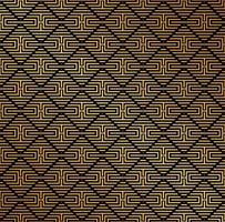 goldene Textur. Muster aus miteinander verbundenen geometrischen Linien. goldener Hintergrund. Nahtloses Vektormuster. geometrischer hintergrund mit rauten und knoten. abstraktes geometrisches Muster. vektor