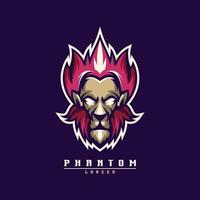 phantom logotyp med vektor