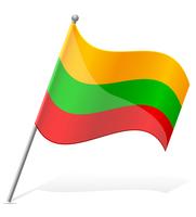 Flagge von Litauen Vektor-Illustration vektor
