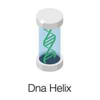 dna helix koncept vektor