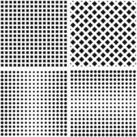 Sammlung nahtloser geometrischer minimalistischer Muster. vektor