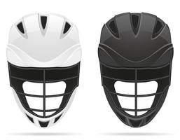 Lacrosse-Helme-Vektor-Illustration vektor