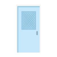 dörrikon, på vit bakgrund, stängd dörrsymbol vektor