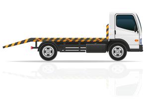 släpbil för transportfel och nödbilar vektor illustration