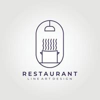 kock, kök, restaurang livsstil logotyp vektor illustration design grafik, minimalistisk, linjekonst, dekor