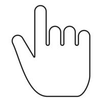 hand peka välj förklara pekfinger pekfinger vektor