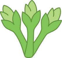 sparris fylld kontur ikon vegetabiliska vektor